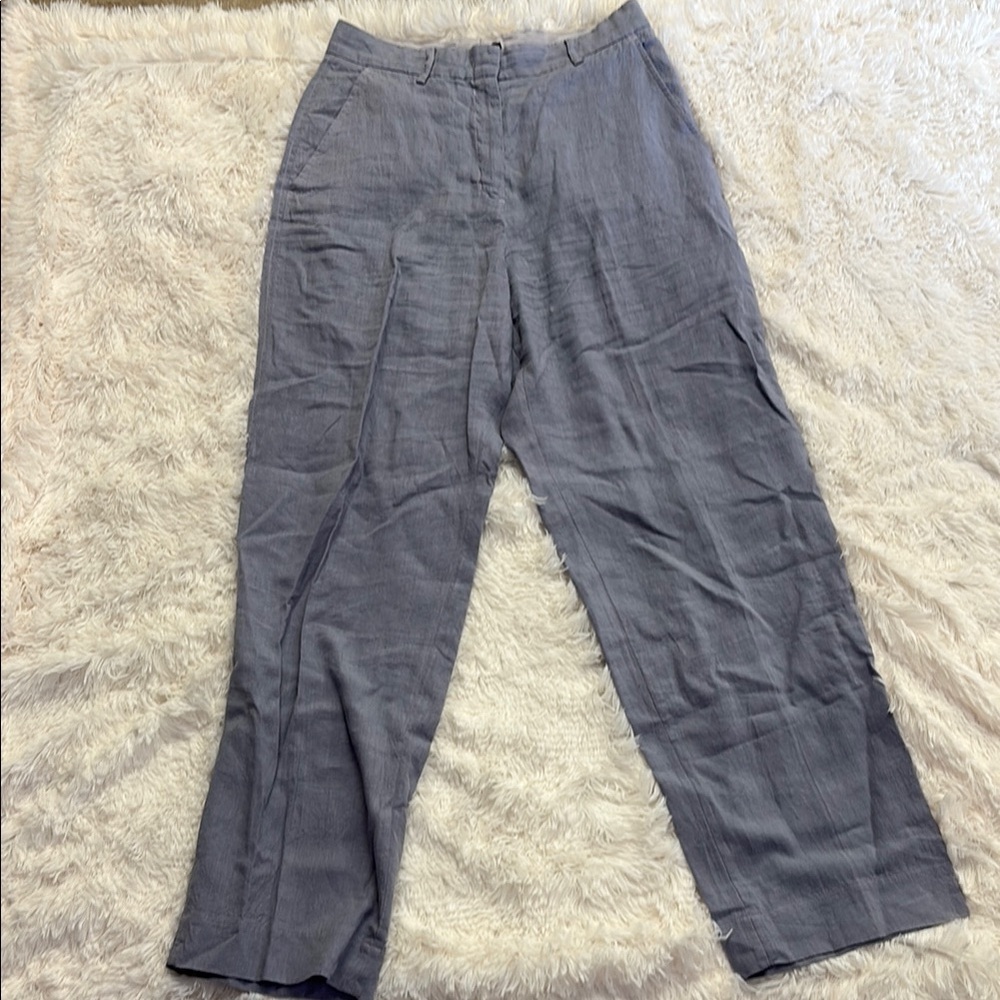 Mes Demoiselles Linen Light Gray Men's Chinos